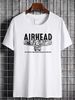 Airhead Boxer Flat Twin Engine Motorcycle Biker R80 R 100 GS T T-shirt 7005 Versatile Comfortable Soft Streetwear Summer Homme Breathable Casual_viptrois.com