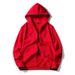 Men's Clothing New Sweater Couple Hooded Zipper Cardigan Korean Style Cotton Top Casual Sports Jacket Long Sleeve_viptrois.com