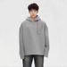 Design sense: detachable mask, air layer, space cotton hooded sweatshirt, men's lazy sweatshirt jacket_viptrois.com