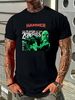 Men's Hammer Horror The Plague Of The Zombies T-shirt Small Black Slightly Unisex Comfortable Streetwear Summer Fashion Stretched Stylish_viptrois.com