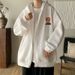 Pure Cardigan Sweatshirt Winter 2023 New Spring Jacket Men's Hooded Fleece Top Autumn Coat_viptrois.com