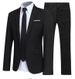 Men's Clothing Four Seasons New Business Professional Formal Suit Groom And Best Man Solid Color Two Piece Suit For Men_viptrois.com