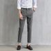 PH Cross Border Men's Summer Slim Fit Small Feet Casual Business Nine Point Suit Pants_viptrois.com