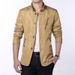 1 Factory Direct New Thin Jacket Men Spring Autumn Coat Casual Middle-aged Business Korean Version Slim Wholesale_viptrois.com