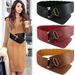 New Diagonal Elastic Ultra Wide Waistband With Snake And Crocodile Pattern Decoration For Women's Waist Cover_viptrois.com