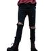 Loom Trendy Black Jeans For Men, Ripped Jeans, Long Pants, Men's Fashion Brand Slim Fit Design_viptrois.com