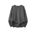 New Solid Color Round Neck Knitted Shirt For Men, Versatile, Trendy And Fashionable Design, Long Sleeve_viptrois.com