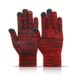 Sports Gloves Skiing Cycling Motorcycle Hiking Touch Screen Gloves Non-slip Warm Fleece Gloves Fashion Wool Touch Screen Gloves_viptrois.com