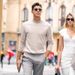High-end Men's Hair T-piece Worsted Semi-turtleneck Sweater Men's Machine Washable Knitted Bottoming Shirt Men's Clothing_viptrois.com
