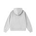 Pure RDT Men's Fashion|Gray Cleanfit American Style Hooded Sweatshirt 550G Basic Solid Color Short Hoodie For Men_viptrois.com
