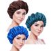 Women's Satin Sleep Cap For Hair Care - Soft & Breathable Nightcap With Elastic Band For Home, Spa, And Chemotherapy Use_viptrois.com