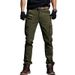 Premium Products Premium Products Men's Slim Fit Camouflage Oversized Workwear Pants, Men's Trendy Multi Bag Loose Pants_viptrois.com