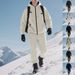 Men's Fleece Hooded Zip-up Jacket & Jogger Pants Set - Winter Warm Pullover Tracksuit For Casual & Sports (Black, Dark Grey, Khaki, Army Green)_viptrois.com