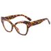 Women's Eyewear Frames Cat Eye Flat Glasses New Fashion Large Frame Glasses For Men Trend Contrast Color Anti Blue Light Glasses Frame_viptrois.com