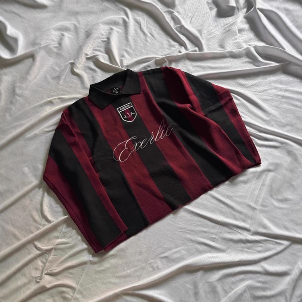 Oversized Letter-Embroidered Knit Sweater – Color-Block Streetwear (M-Xl, Red/Black, Red/Blue, Black/Blue, 90% Wool, Unisex Winter Pullover)_viptrois.com
