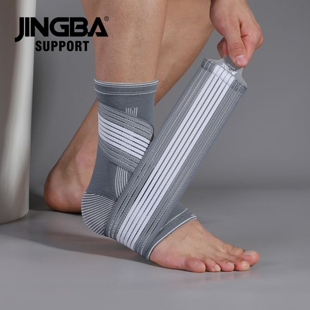 JINGBA Ankle Brace For Sports & Fitness - Breathable Support For Running, Basketball, Soccer, Jump Rope - Anti-Sprain Protection_viptrois.com