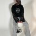 American Retro Leopard Print Long Sleeve T-Shirt for Men Loose Fit Trendy Versatile round Neck Pullover Casual Top_viptrois.com