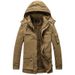 Men's Clothing Winter New Washed Jacket Cotton Clothes Plus Velvet Thickening Warm Cold Proof Men's Mid Length Hooded Cotton Padded Jacket Men_viptrois.com