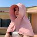 Sun Hat Sunscreen Shading Face Shawl Neck Protection Integrated Men And Women Outdoor Mountaineering Fishing UV Protection Bucket Hat_viptrois.com