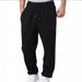 Men's Straight Leg Sweatpants – Autumn/Winter Casual Loose Fit, Comfortable & Stylish (Black/Gray/Green/Blue/White/Navy/Camel, S-3XL)_viptrois.com