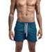 UXH Men's Lightweight Four-Way Stretch Woven Quick-Dry Loose Fashion Solid Color Running Fitness Shorts_viptrois.com