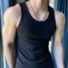 Men's Clothing Shaped Vest For Summer Men's Sports Fitness Thick Thread Men's Sleeveless Training Elastic Slim Sweat_viptrois.com