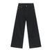 Men's Clothing Washed Jeans Men's Handsome Loose Washed Straight Wide Leg Mopping Pants_viptrois.com