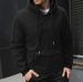 Men's Clothing Zip-Up Hoodie – Oversized Pocket Long Sleeve Sweatshirt (S-XXL) | Polyester Casual Pullover | Autumn Streetwear (Navy/Black/Charcoal)_viptrois.com
