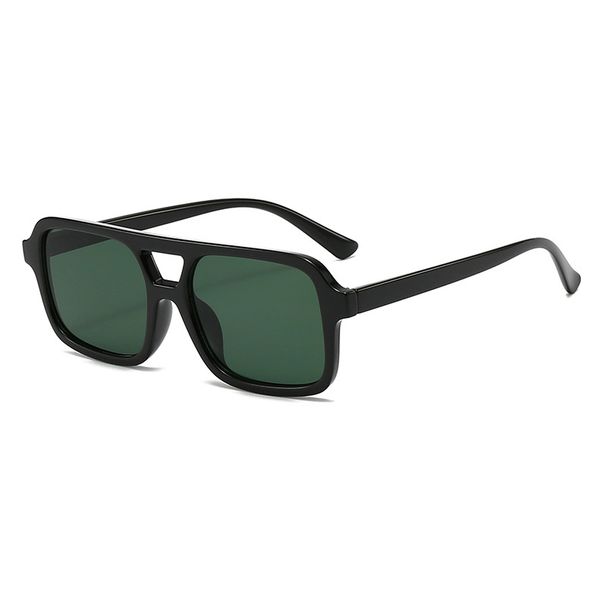 Women's Glasses New Square Frame Leopard Print Sunglasses Fashion Personality Style Sunglasses For Women High End Street Shooting Catwalk_viptrois.com