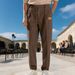 Men's All-Season Slim-Fit Chino Pants – Lightweight Polyester With Adjustable Drawstring (S-3XL, 6 Office-to-Weekend Colors)_viptrois.com