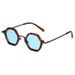 Punk Hip Hop Sunglasses - Small Polygonal Metal Frame (Unisex Fashion Shades)_viptrois.com