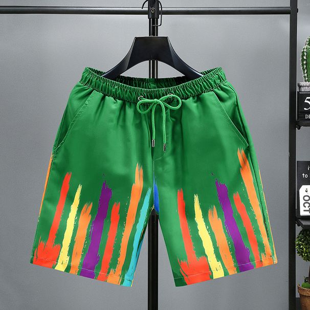 Men's Clothing Plus Size Fat Man Summer Loose Men's Shorts Trendy Fashion Five Point Beach Pants Casual Mid Pants_viptrois.com