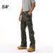EF JEANS | 2025 New American Street Camouflage Pants Breasted Zipper Pants Tooling Jeans Trendy Men And Women_viptrois.com