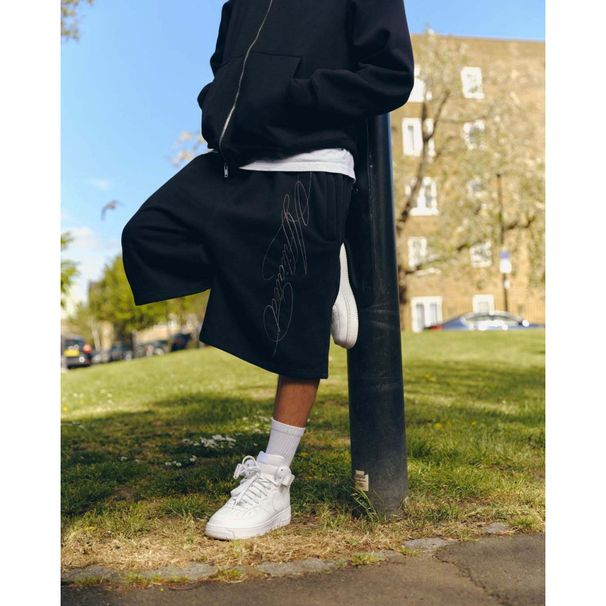 Men's Trendy Pattern Casual Shorts American Retro Washed Loose Street Style Straight Pants_viptrois.com