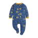 Kids'clothing Baby bidirectional zipper baby crawl suit Spring and autumn long sleeve sleeve foot wrap jumpsuit_viptrois.com