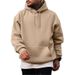 Men's Hooded Sweatshirt -Vintage Style Pullover Hoodie, Soft Cotton Blend, Comfort Fit, Streetwear Essential For Casual Wear_viptrois.com