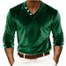 Men's Slim Fit V-Neck Long Sleeve T-Shirt – Lightweight Polyester Blend, Breathable & Wrinkle-Resistant, Versatile Layering Essential (8 Colors)_viptrois.com