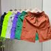 Men's Casual Shorts Quick Drying Breathable Cooling Versatile Solid Color Summer Fitness Sports Black Bottoms_viptrois.com