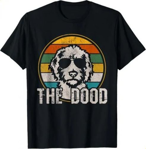T-shirtt-shirtgoldendoodle - The Dood Vintage 2026 Retro Dog Gif_viptrois.com