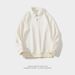Pure Pure Stand Men Spring Autumn New Men's Sweatshirt Casual Versatile Youth Stylish Polo Shirt Turn-down Collar Jacquard_viptrois.com