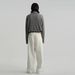 Sleeve Wheat Stitch V-Neck Long Sleeve Sweater, Unique Color-Block Texture, Ultra-Soft Everyday Knitwear For Women & Men_viptrois.com