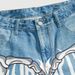 Men's Clothing Personalized Digital Printing Pattern Design Denim Shorts Men's High Street Fashion Brand Pants_viptrois.com