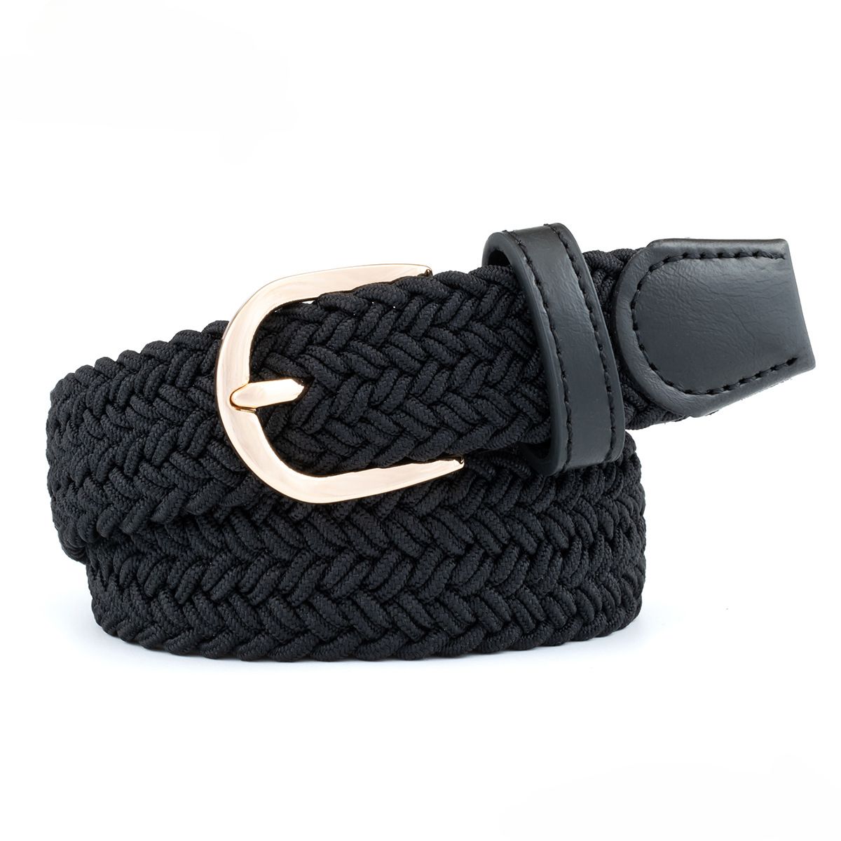 2.5Cm Bandwidth Elastic Braided, Stretchable, Versatile Casual Belt_viptrois.com