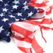 American Flag Pattern Stars And Stripes Extended Chiffon Shawl For Women Sailor Dance Silk Scarf_viptrois.com