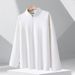 Pure Pure 360g Mamba Coon Sand Collar Half-Zip For Men In Sock Solid Color Pachwork Loose Sof Skin-Friendly Casual_viptrois.com