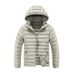 Rib Suit, Cotton-padded Coat For Men, Slim-fit Removable Hat, Thickened Hooded Top, Jacket For Men_viptrois.com