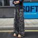 American-style Camouflage Jeans For Men, Autumn High Street Fashion Brand, Large Size, Loose Wide-leg Floor-length_viptrois.com