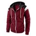Loom Cross-Border New European And American Color Block Fashion Sweatshirt Men's Casual Sports Hoodie_viptrois.com