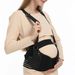 Breathable Mesh Pregnancy Belt For Belly Support - Elastic Maternity Abdominal Strap With Cross-Back Straps,Adjustable Buckle Closure_viptrois.com