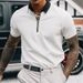 2025d Men's Polo Spring Summer 2024 Zipper New T-Shirt_viptrois.com